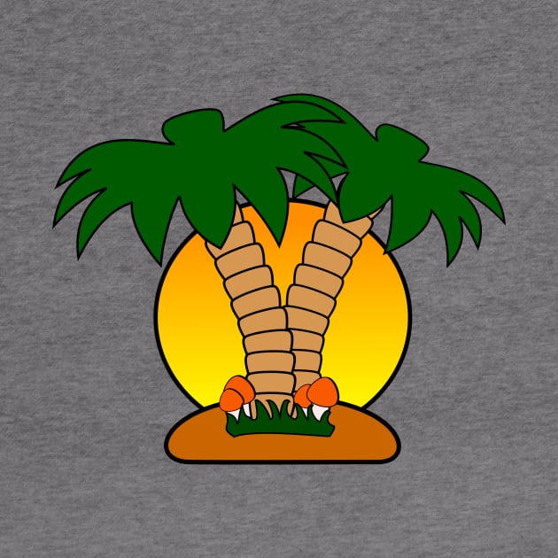 Funny Palm Tree Design by hldesign